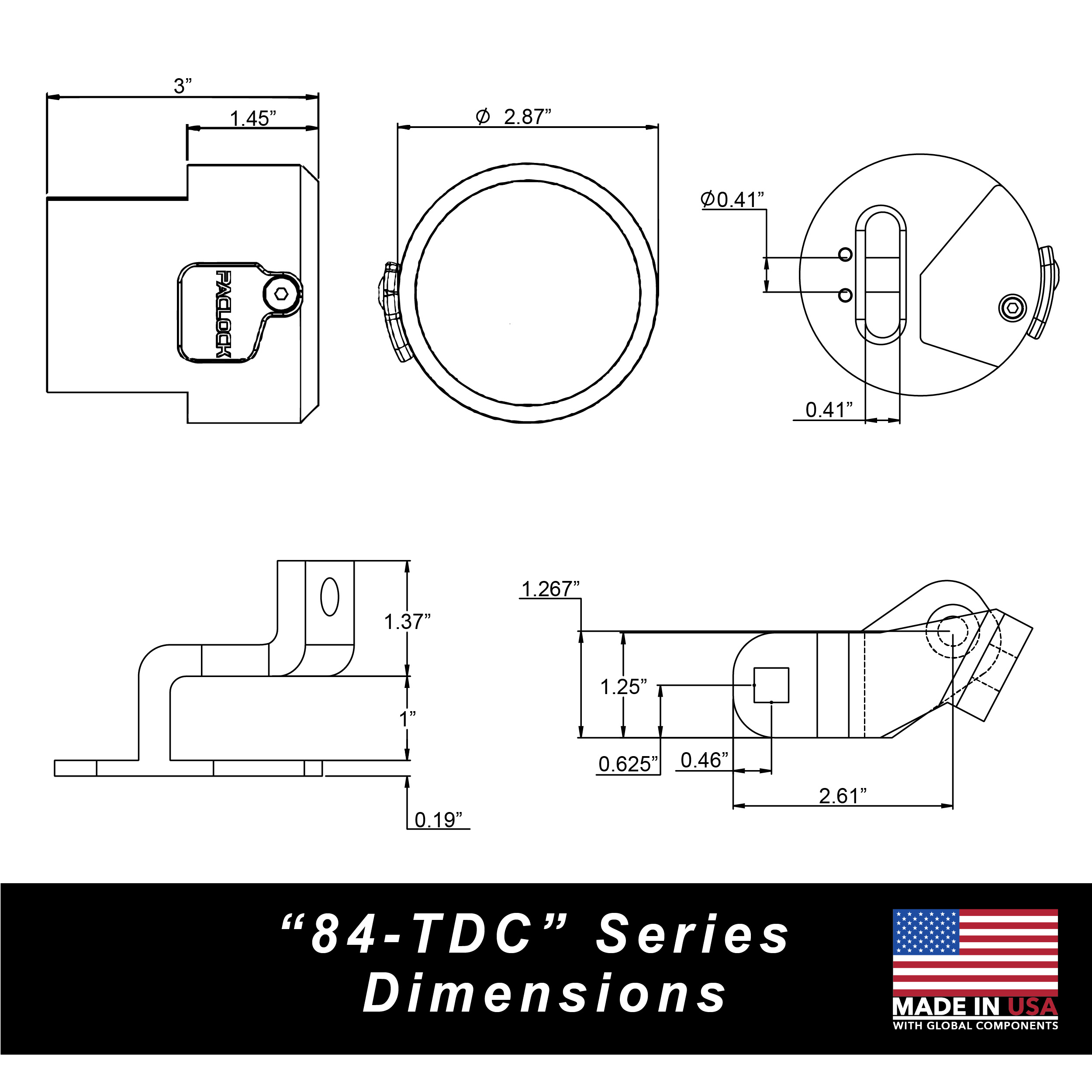 84-TDC Series-Dimensions